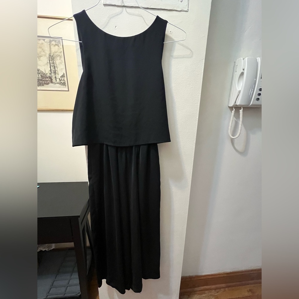 Oak + Fort black jumpsuit